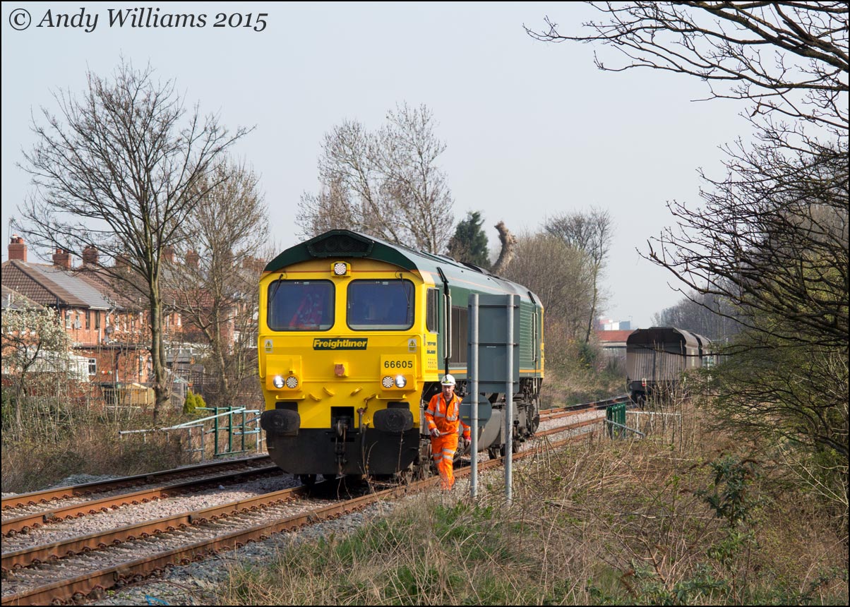 66605 in the Up Dudley Siding, Pleck Jct
