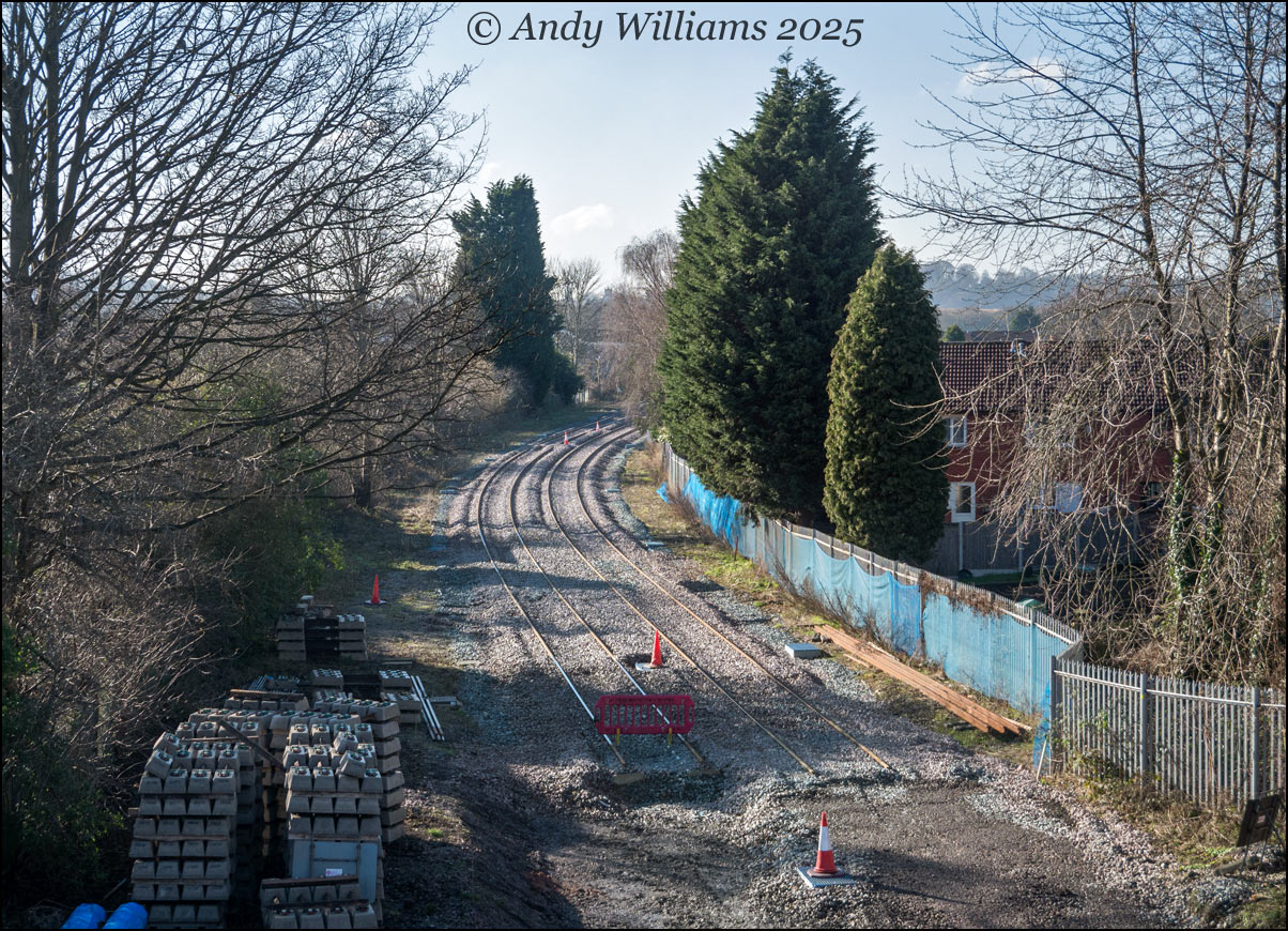 Metro track at Dudley Port