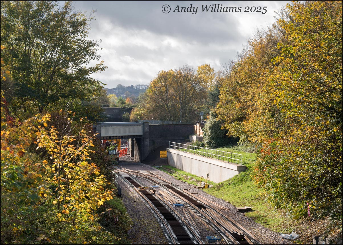 Midland Metro trackbed at Dudley Port