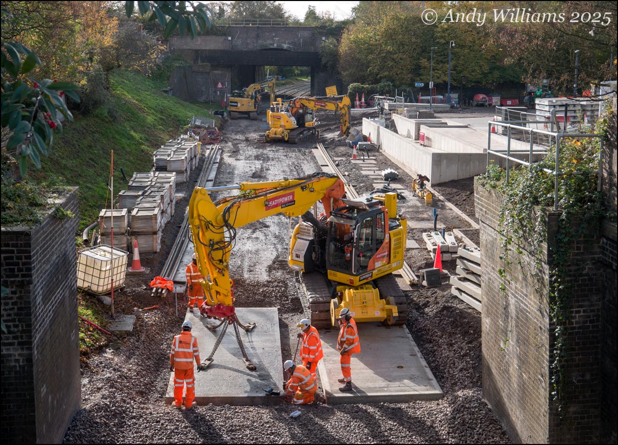 Midland Metro trackbed at Dudley Port