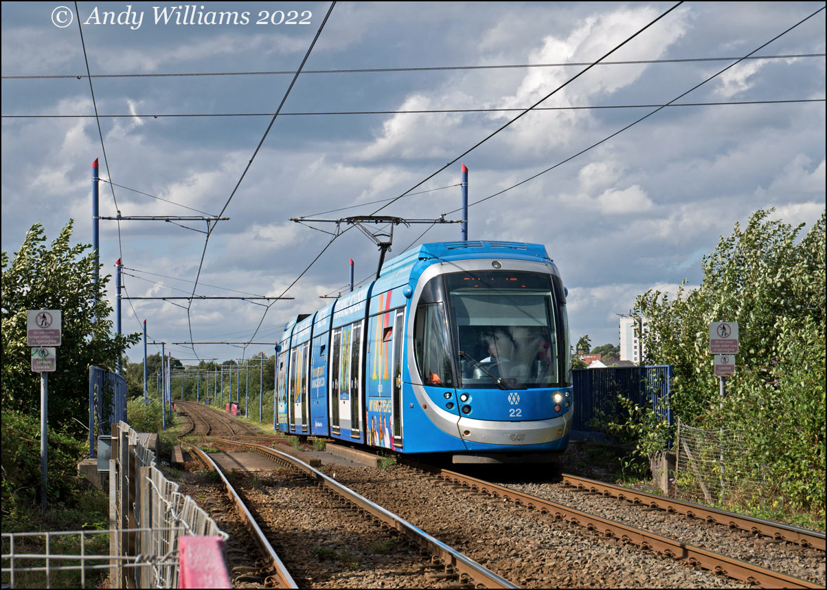 Tram 22 at Wednesbury