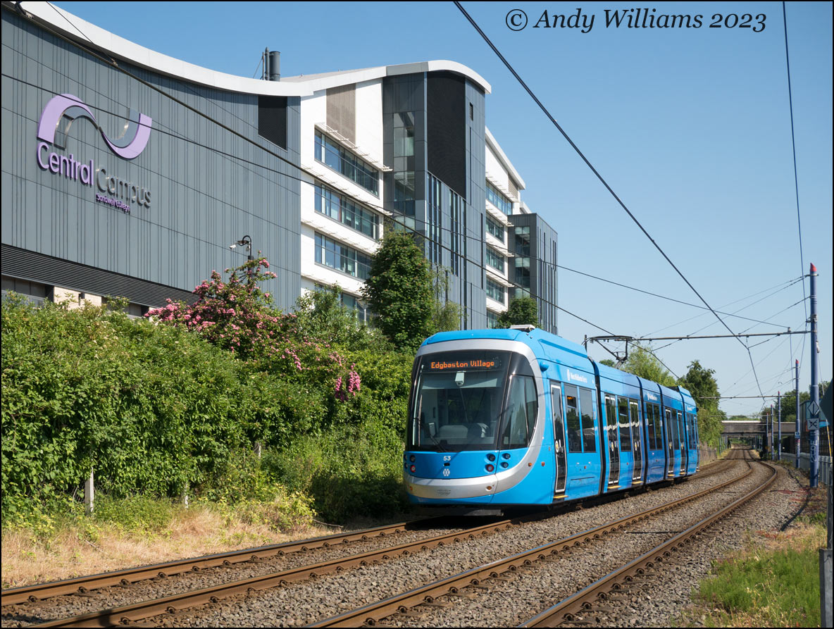 Tram 53 at West Bromwich