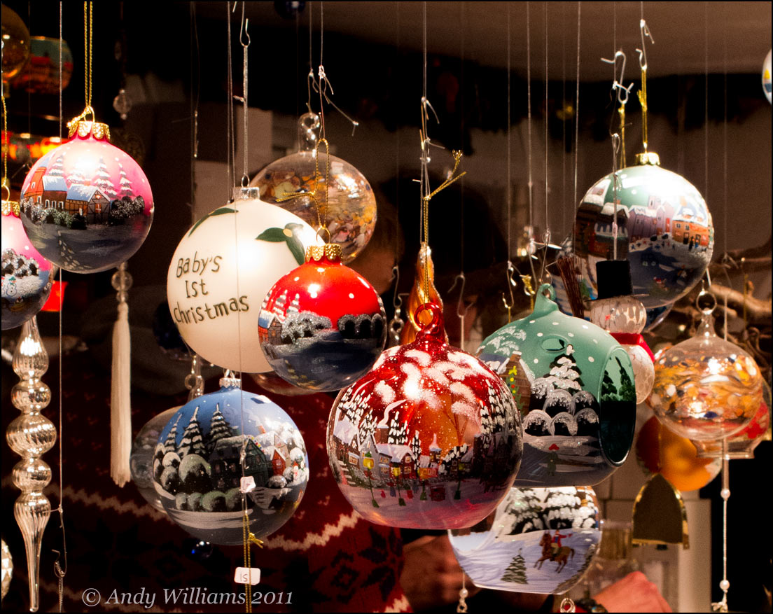 Birmingham Frankfurt market, christmas decorations