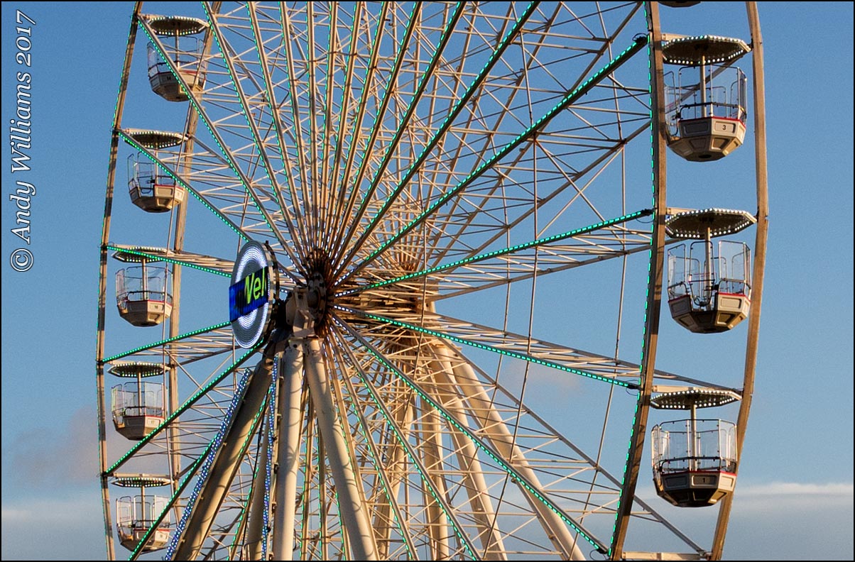 Ferris wheel in Birmingham City Centre
