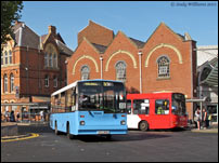 Midland Bus Company H137 MOB at Walsall, Bradford Place