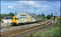 20075 and 20128 at Bloxwich