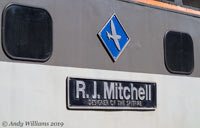 "R J Mitchell" nameplate on 33063