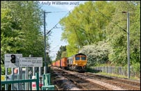 66735 at Newton Road foot crossing (Tame Bridge)