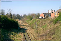 Ridding Lane, Wednesbury, looking south