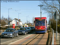 Tram 06 at Priestfield