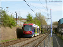 Tram 08 at West Bromwich