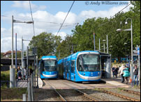 Trams 37 and 34 at West Bromwich