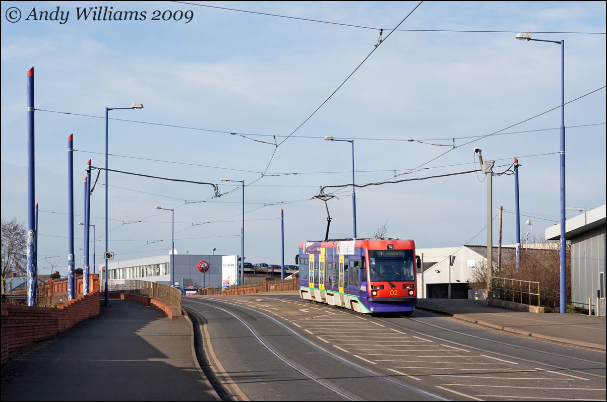 Tram 02 at Monmore Green